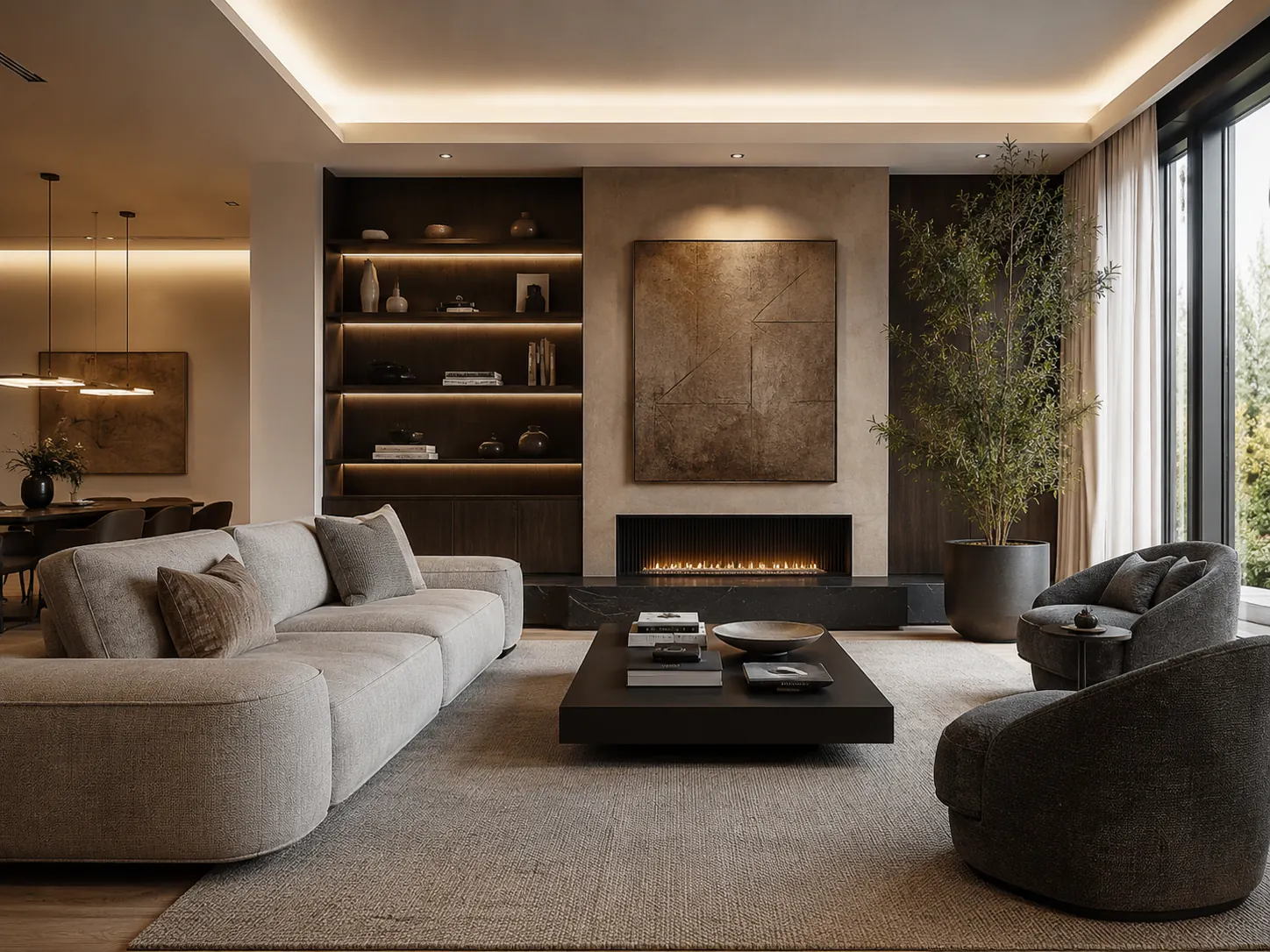 Living contemporáneo — 1218 Studio