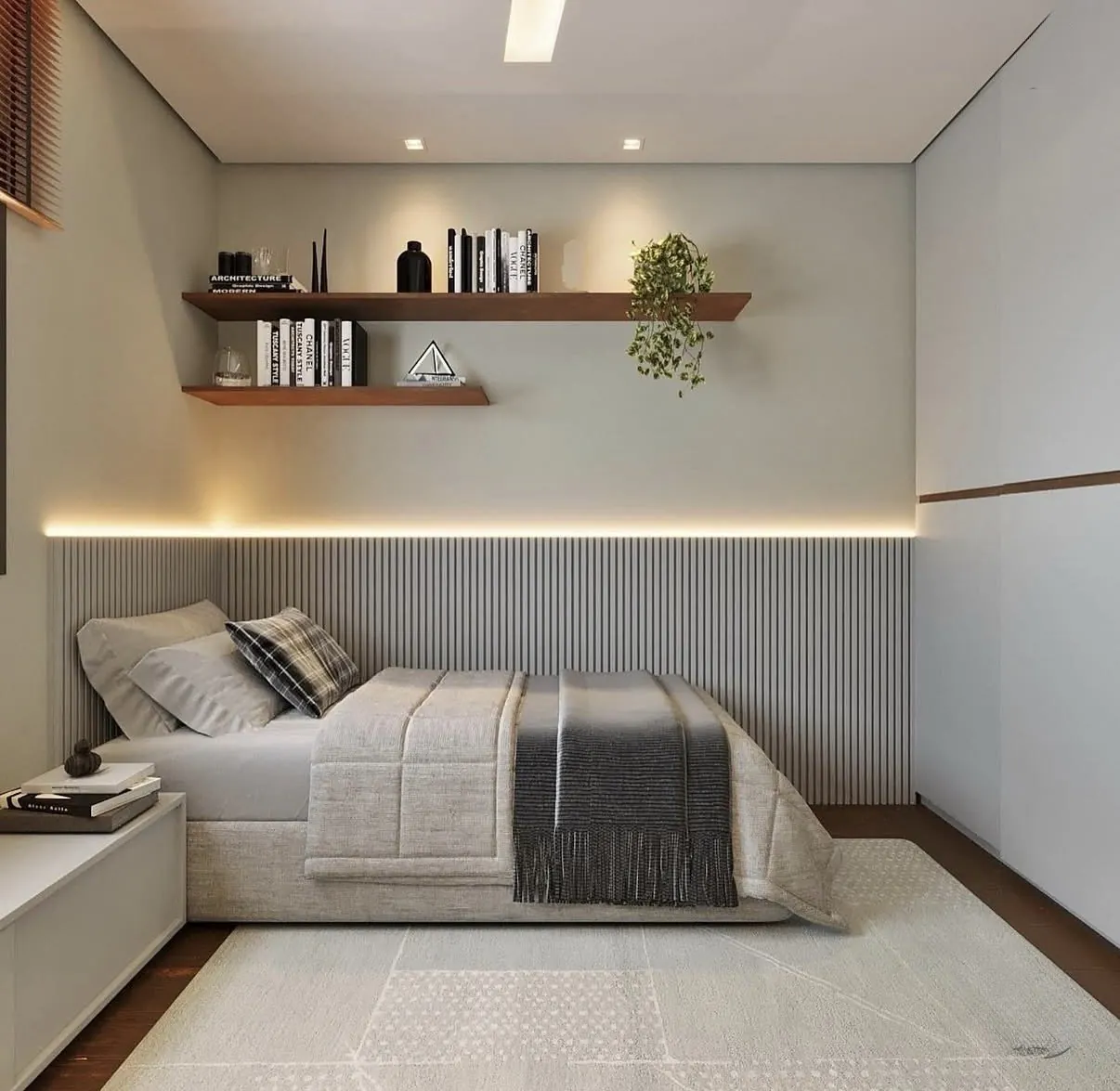 Dormitorio diseñado por 1218 Studio
